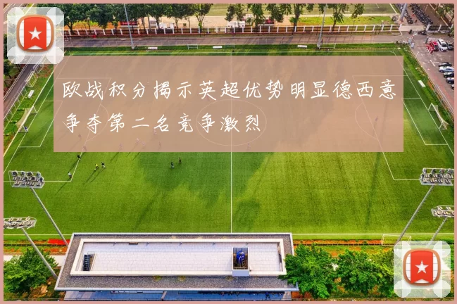 欧战积分揭示英超优势明显德西意争夺第二名竞争激烈