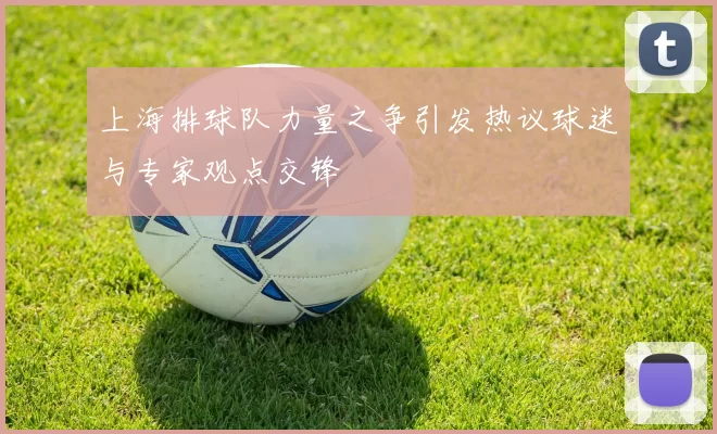 上海排球队力量之争引发热议球迷与专家观点交锋